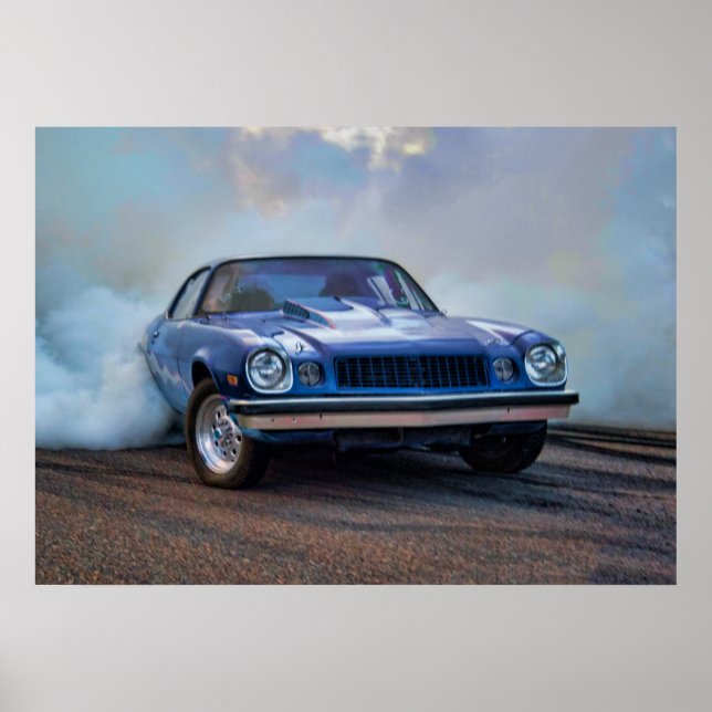 Poster Écoulement de Chevy Camaro (Devant)