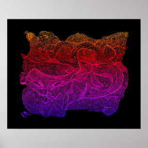 Poster Écoulement de Piscis de vessie de la vie