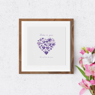 Poster Écoute ton coeur. Vous connaîtrez la réponse.