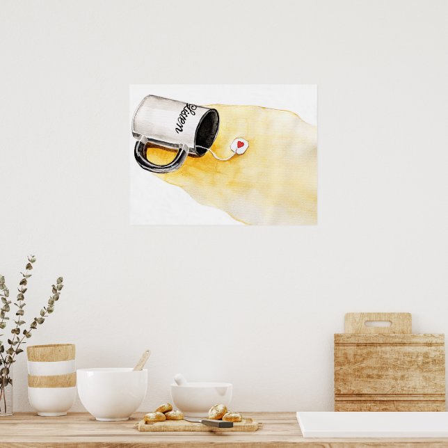 Poster Écouter avec amour (Cuisine)