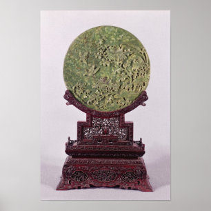 Poster Écran de table, chinois, 18ème siècle