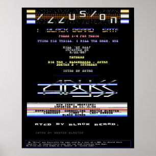 Poster Écrans d'entrée Commodore 64 14 pouces x 18 pouces
