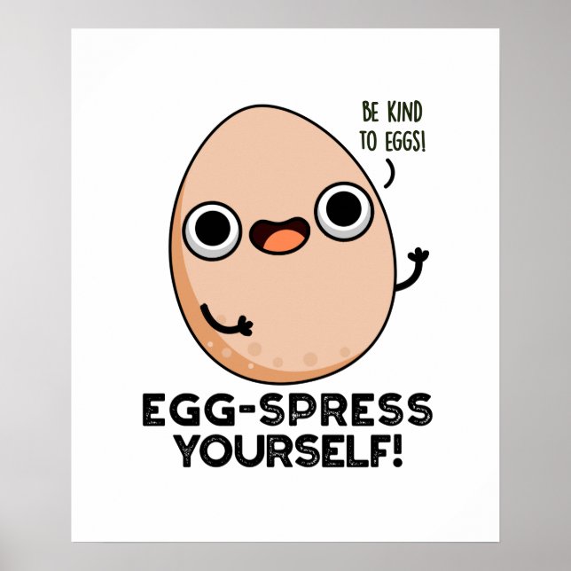 Poster Écrasez-vous des oeufs vous-même amusant jeu d'oeu (Devant)