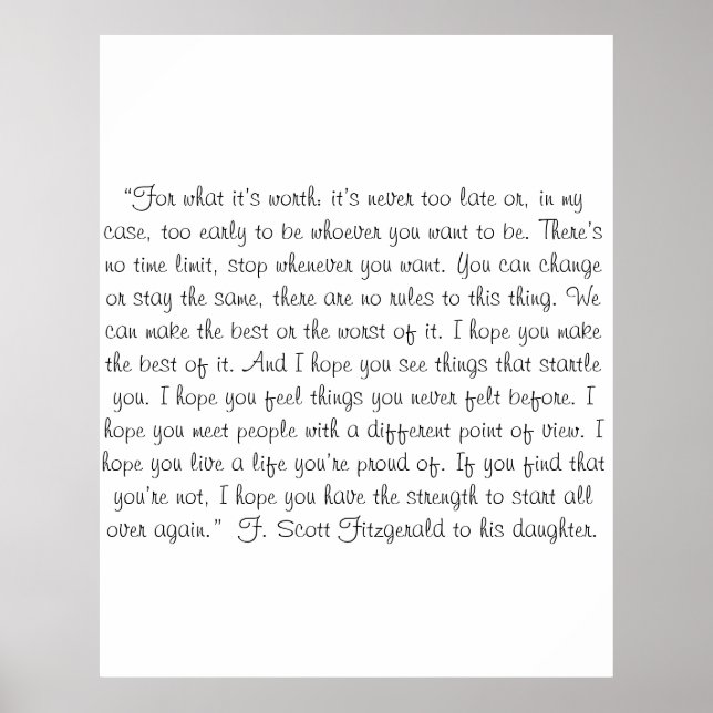 Poster écrire (Devant)