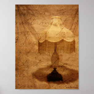 Poster Écrit avec l'affiche d'amour