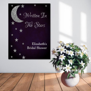 Poster Écrit Dans La Fête des mariées Des Étoiles