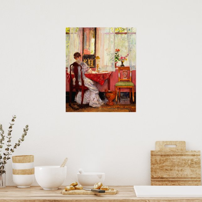 Poster Écrit par Gari Melchers, (Cuisine)