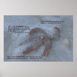 Poster Écriture Baptême Imprimer