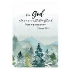 Écriture biblique de montagne verset