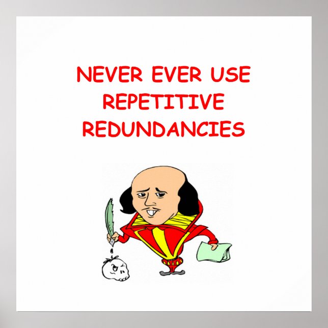 Poster écrivain (Devant)