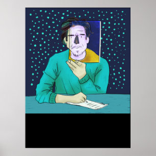 Poster Écrivain - Karl Ove Knausgaard