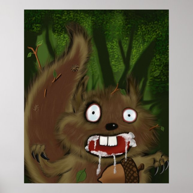 Poster Écureuil Rabid (Devant)