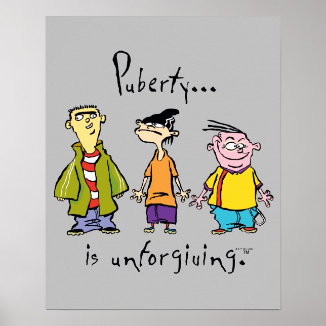 Poster Ed, Edd, n Eddy - La puberté est impitoyable (Devant)