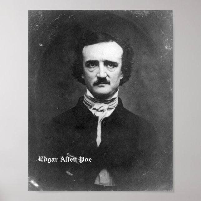 Poster Edgar Allen Poe Poster 10 x 7,5 (Devant)