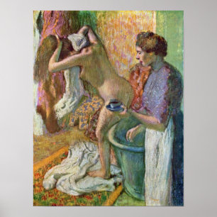 Poster Edgar Degas - Après le bain