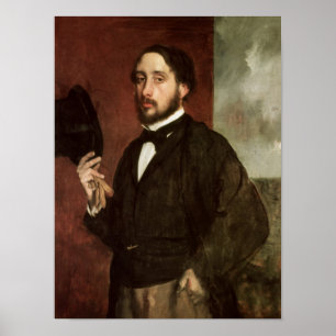Poster Edgar Degas   Autoportrait, c.1862