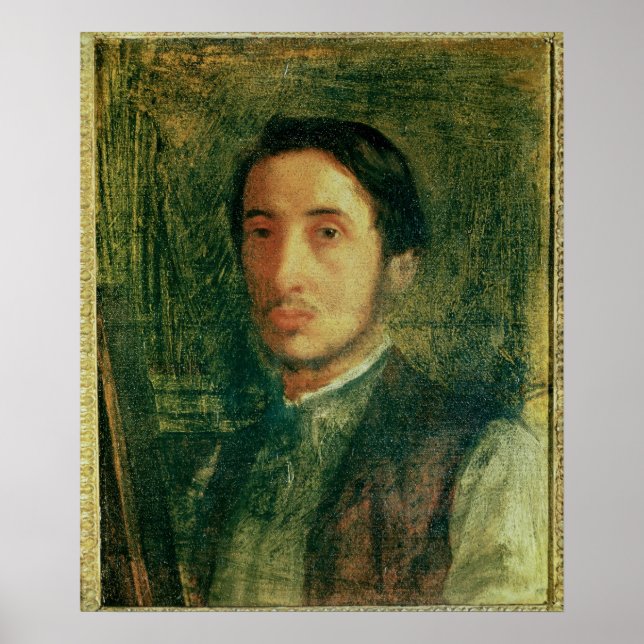 Poster Edgar Degas | Autoportrait en tant que jeune homme (Devant)