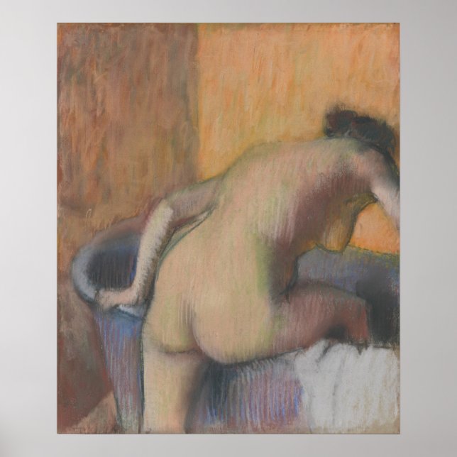 Poster Edgar Degas | Bather Stein in a Tub (Devant)