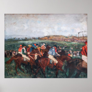 Poster Edgar Degas - Course des hommes