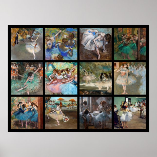 Poster Edgar Degas - Dancers Sélection de chef-d'oeuvre (Devant)