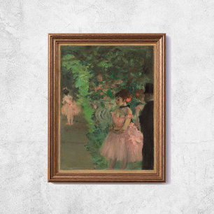 Poster Edgar Degas Dancers Sur La Scène Ancien Art Célèbr
