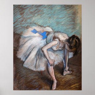 Poster Edgar Degas - Danseur assis