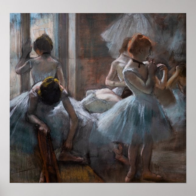 Poster Edgar Degas - Danseurs (Devant)