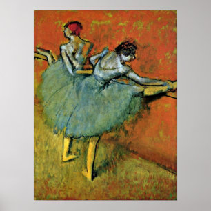 Poster Edgar Degas - danseurs à la barre