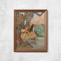 Edgar Degas Danseurs de ballet Vieux mur d'art cél
