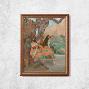 Poster Edgar Degas Danseurs de ballet Vieux mur d'art cél