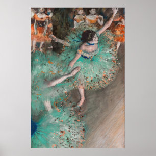 Poster Edgar Degas - Danseuse basculant / Danseuse en ver