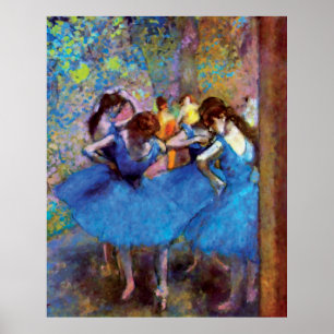 Poster Edgar Degas - Danseuses en bleu - Amateur de danse