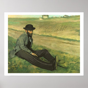 Poster Edgar Degas   Eugene Manet