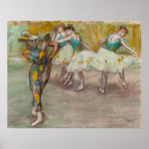 Poster Edgar Degas - Harlequin Dance