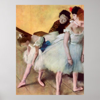 Poster Edgar Degas La Classe De Danse