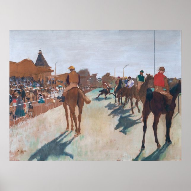 Poster Edgar Degas - La Parade (Devant)