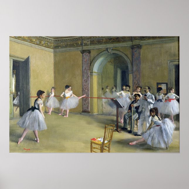 Poster Edgar Degas | Le Foyer de danse (Devant)