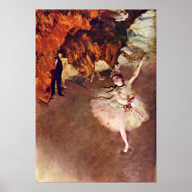 Poster Edgar Degas - Le prima ballerina (Rosita Mauri) (Devant)