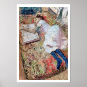 Poster Edgar Degas Lying Down, c.1889
