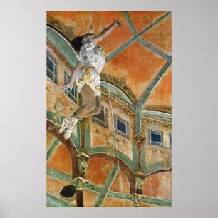 Poster Edgar Degas Miss La la au Cirque Fernando