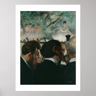 Poster Edgar Degas   Musiciens d'orchestre