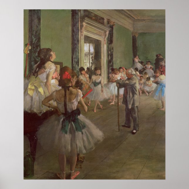 Poster Edgar Degas | The Dancing Class, c.1873-76 (Devant)