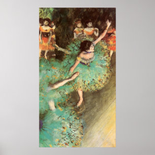 Poster Edgar Degas The Green Dancer
