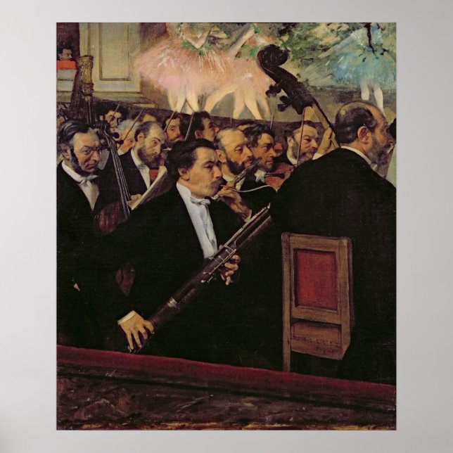 Poster Edgar Degas | The Opera Orchestra, c.1870 (Devant)