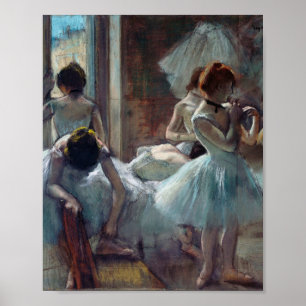 Poster Edgar Degas - Un groupe de danseurs