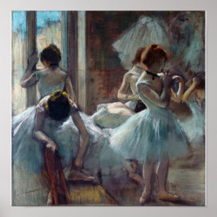 Poster Edgar Degas - Un groupe de danseurs