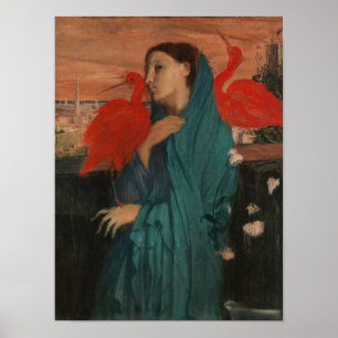 Poster Edgar Degas   Young Woman with Ibis