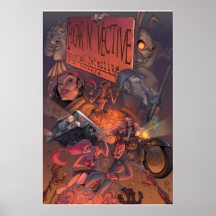 Poster Edgar N Vective : Inspecteur Paranormal