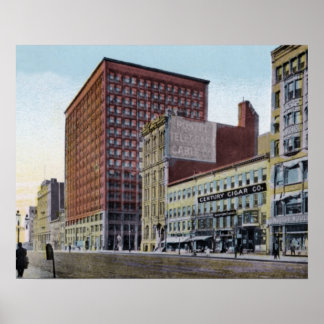 Poster Édifice Cleveland Ohio Rockefeller