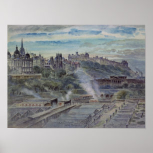 Poster Édimbourg à proximité de la chapelle Saint-Antoine